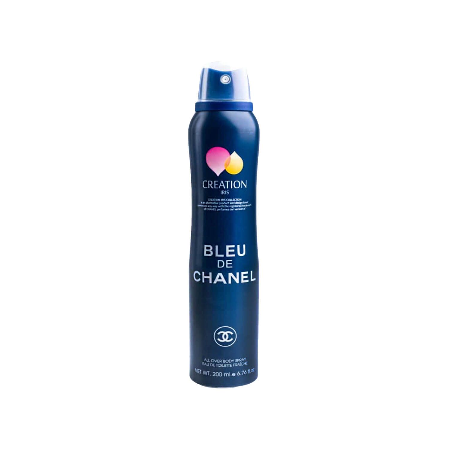 اسپری خوشبو کننده بدن مردانه کریشن آیریس مدل Bleu De Chanel حجم 200 میلی لیتر