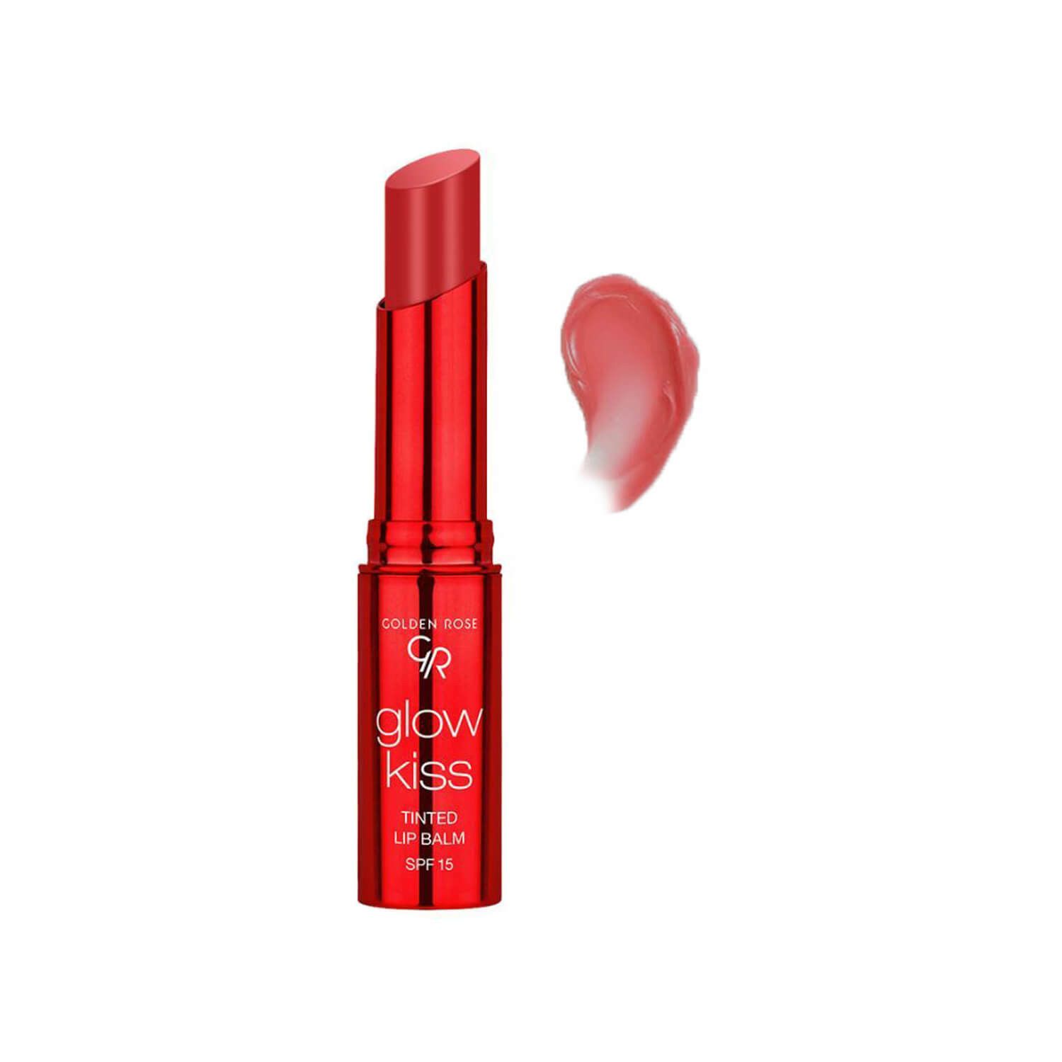بالم لب رنگی SPF 15 گلدن رز مدل Glow Kiss شماره 05