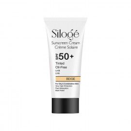 کرم ضد آفتاب مینرال فاقد چربی +SPF 50 سیلوژه با پوشانندگی بالا حجم 40 میلی لیتر - بژ