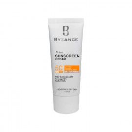 کرم ضد آفتاب SPF 50 بیزانس مناسب پوست های خشک و حساس حجم 40 میلی لیتر - بژ طلایی شماره 30