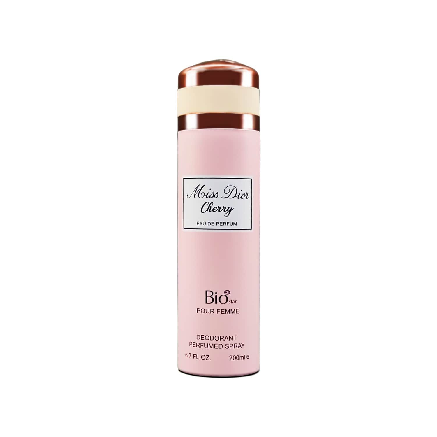 اسپری بدن زنانه بیو استار مدل Miss Dior Cherry حجم 200 میلی لیتر