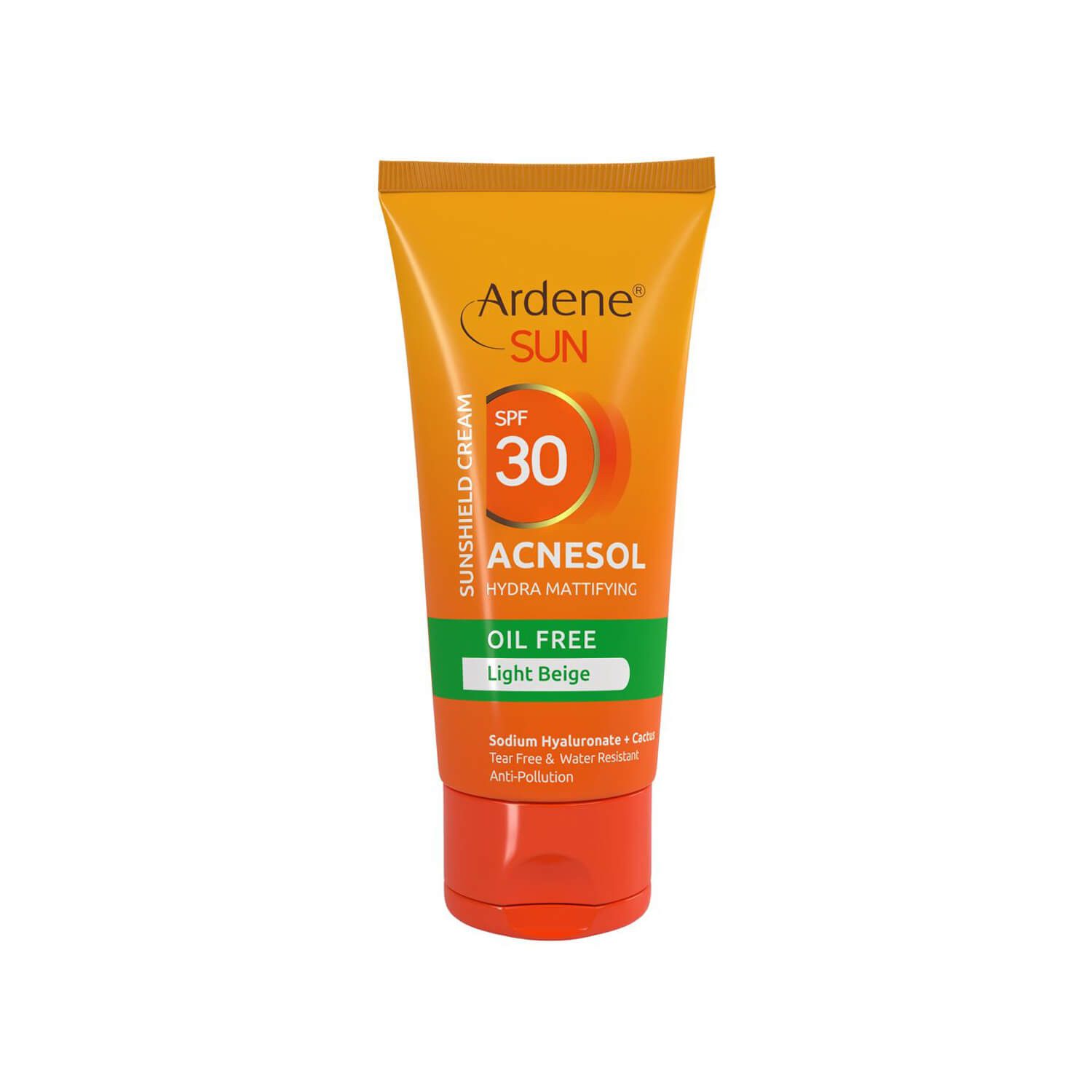 کرم ضد آفتاب آردن مدل Acnesol SPF30 وزن 50 گرم - بژ روشن