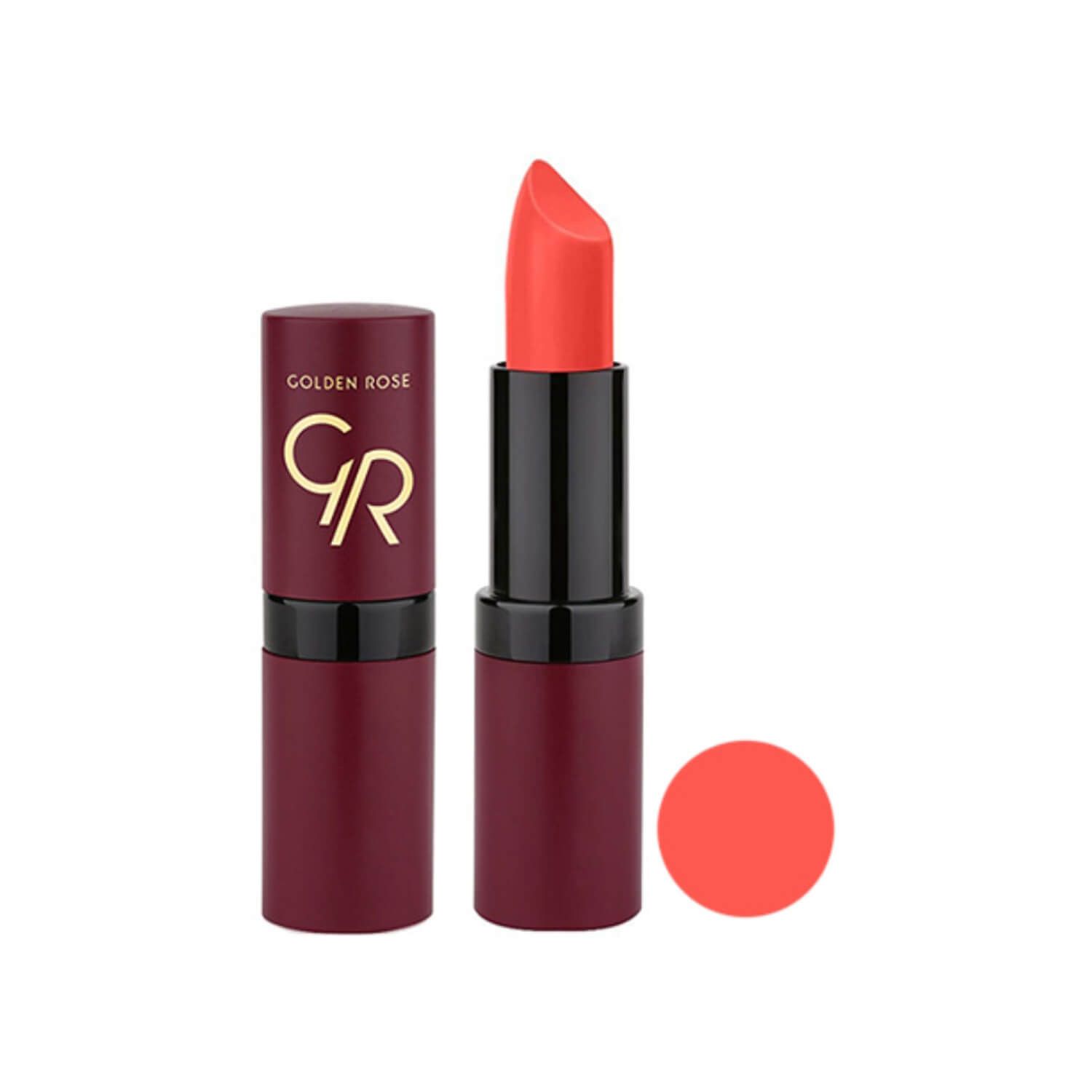 رژ لب جامد گلدن رز مدل Velvet Matte شماره 37