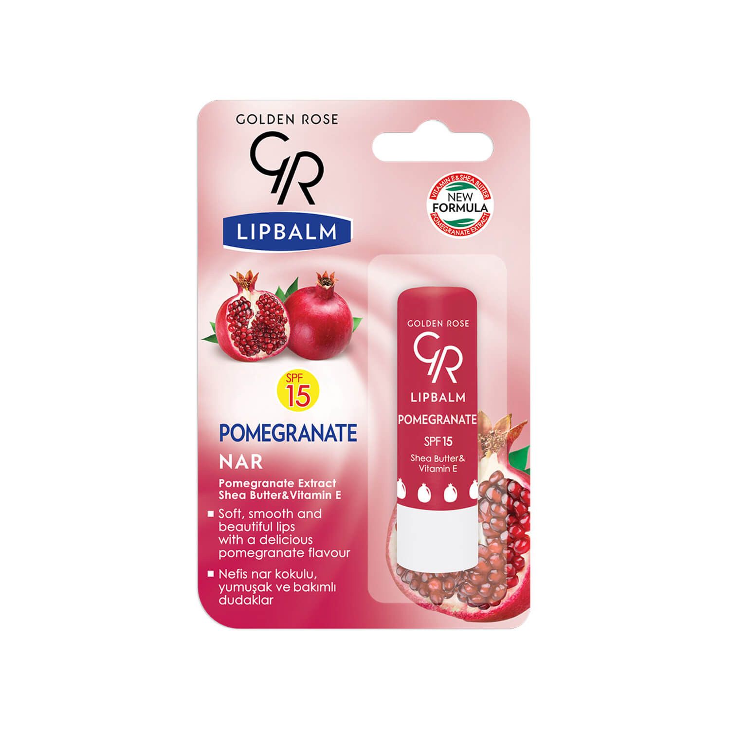 بالم لب SPF 15 گلدن رز حاوی عصاره انار