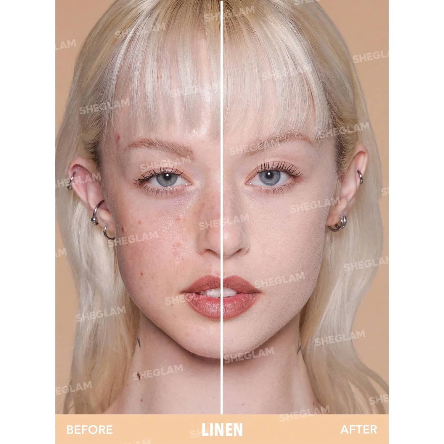 پنکیک کرم پودری شیگلم رنگ Linen thumbnail 2