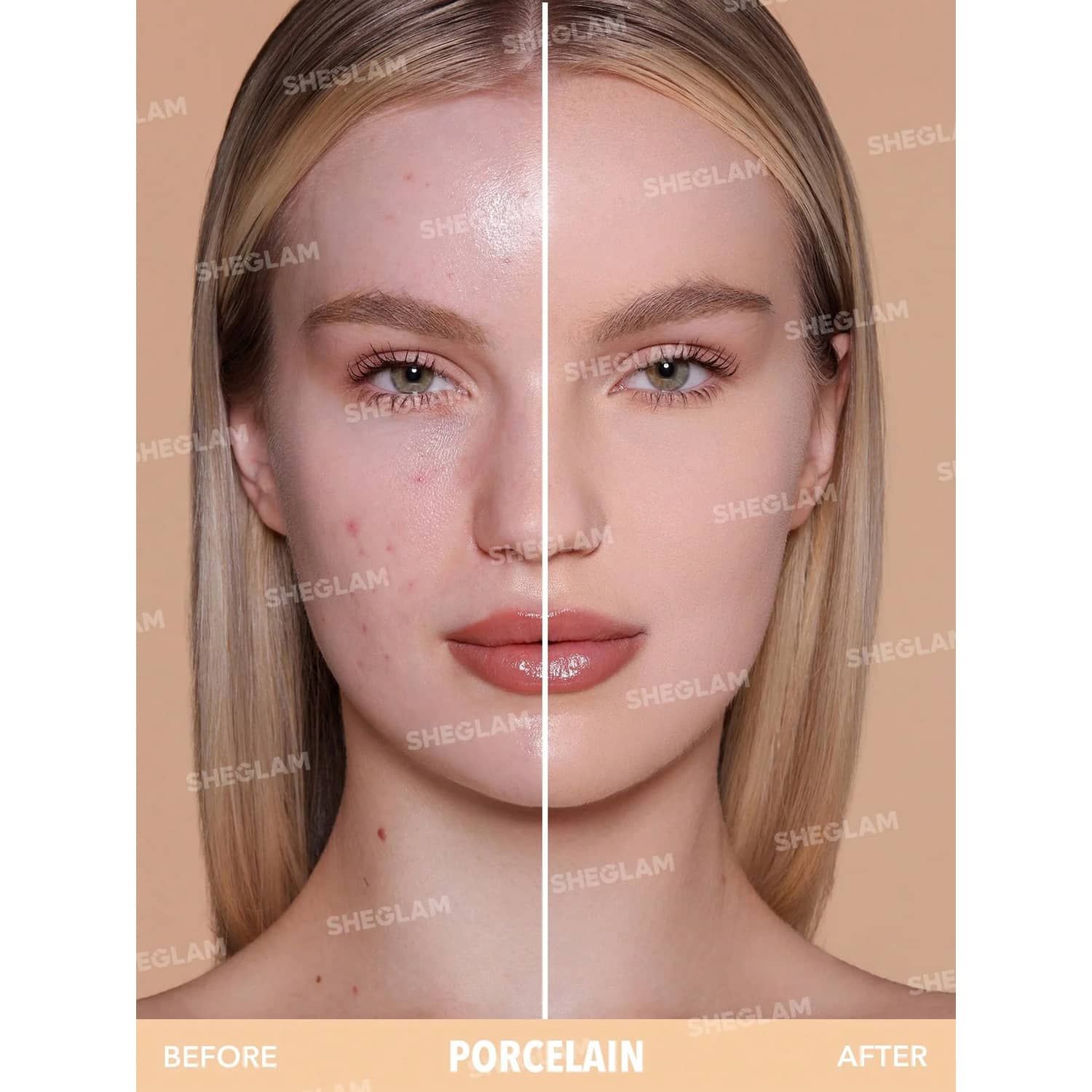 پنکیک کرم پودری شیگلم رنگ Porcelain thumbnail 2