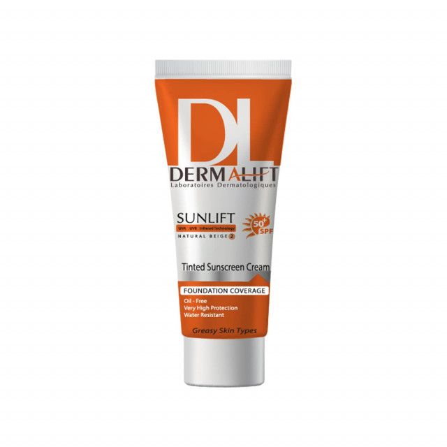 کرم ضد آفتاب رنگی درمالیفت مدل SPF50 محافظ UVA ،UVB، ضد آب، مناسب پوست چرب شماره 2 حجم 40 میلیلیتر - بژ طبیعی کرم ضد آفتاب رنگی درمالیفت مدل SPF50 محافظ UVA ،UVB، ضد آب، مناسب پوست چرب شماره 2 حجم 40 میلیلیتر - بژ طبیعی