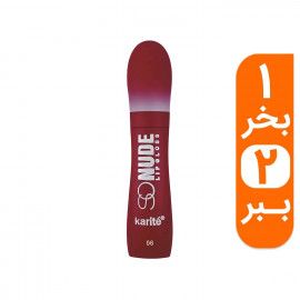 رژ لب مایع مات و مخملی کاریته سری نود شماره 06 به همراه یک رژ لب رایگان