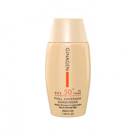 کرم ضد آفتاب SPF 50 ژیناژن شماره 01 مناسب پوست خشک و نرمال حجم 50 میلی لیتر کرم ضد آفتاب SPF 50 ژیناژن شماره 01 مناسب پوست خشک و نرمال حجم 50 میلی لیتر