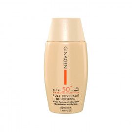 کرم ضد آفتاب SPF 50 ژیناژن شماره 03 مناسب پوست چرب و مختلط حجم 50 میلی لیتر