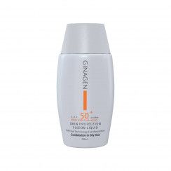 ضد آفتاب فیوژن واتر بی رنگ SPF 50 ژیناژن مناسب پوست چرب و مختلط حجم 50 میلی لیتر