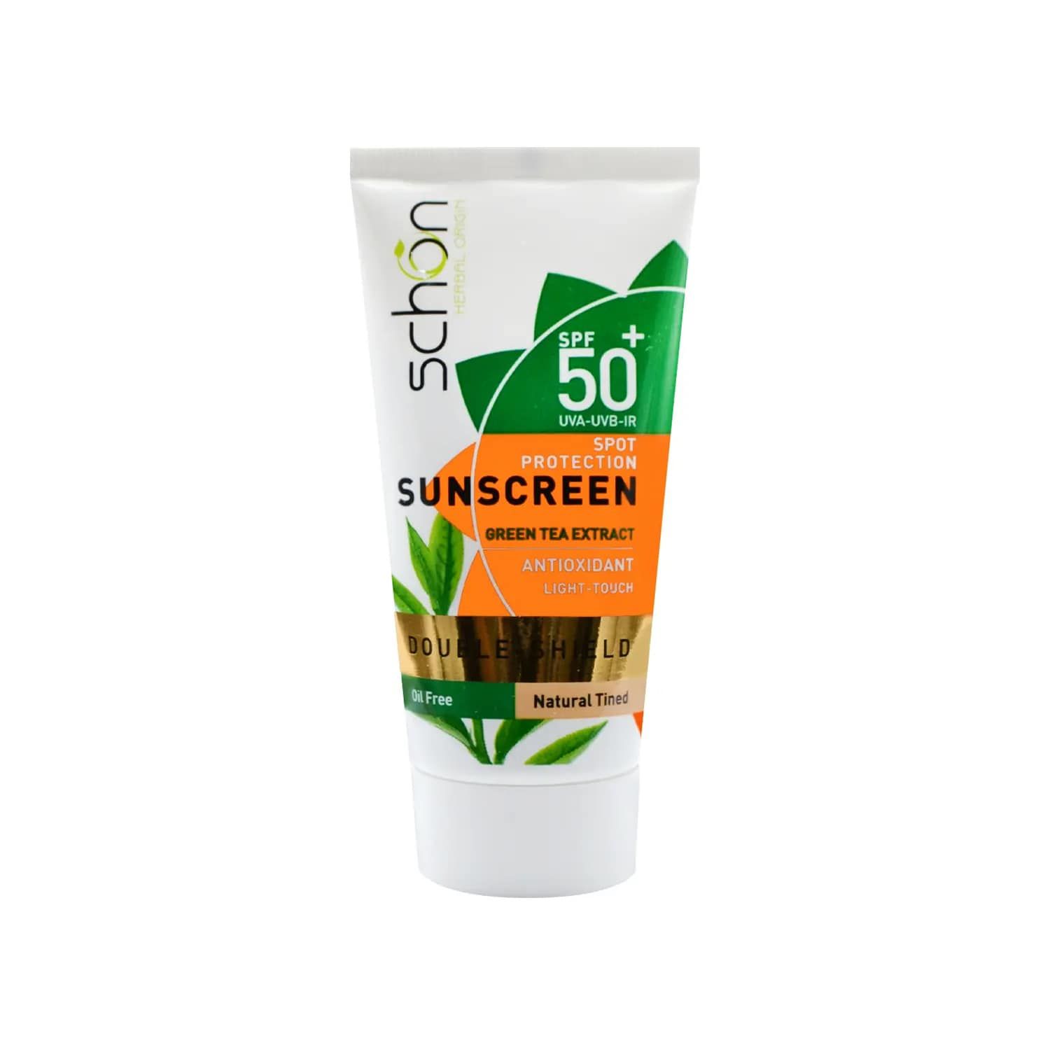 کرم ضد آفتاب فاقد چربی دابل شیلد SPF 50 شون مناسب پوست چرب و مستعد جوش حجم 50 میلی لیتر - رنگ طبیعی