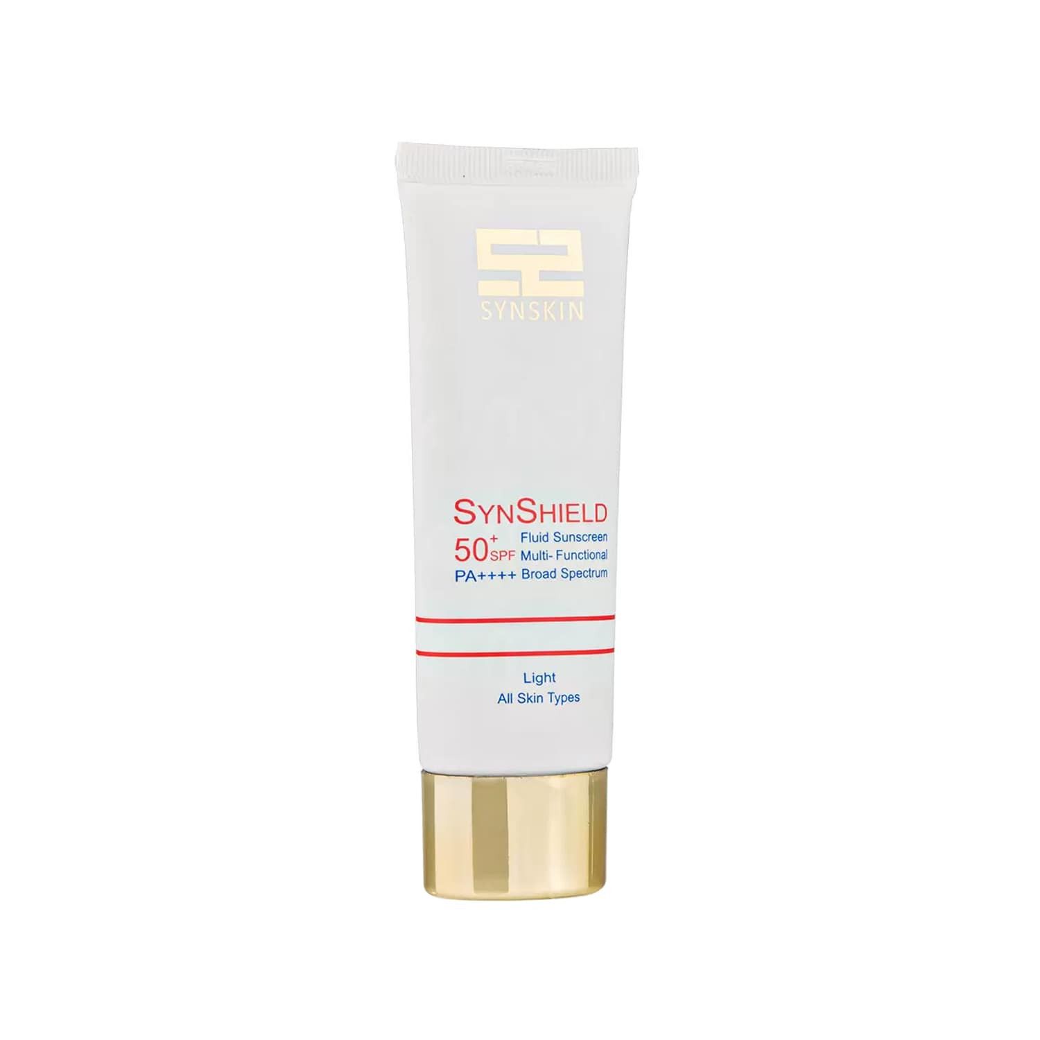 فلوئید ضد آفتاب SPF 50 ساین اسکین مدل ساین شیلد حجم 50 میلی لیتر - رنگ لایت