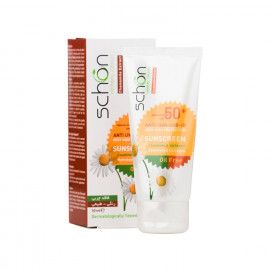 کرم ضد آفتاب فاقد چربی SPF 50 شون مناسب پوست چرب حجم 50 میلی لیتر - رنگ طبیعی