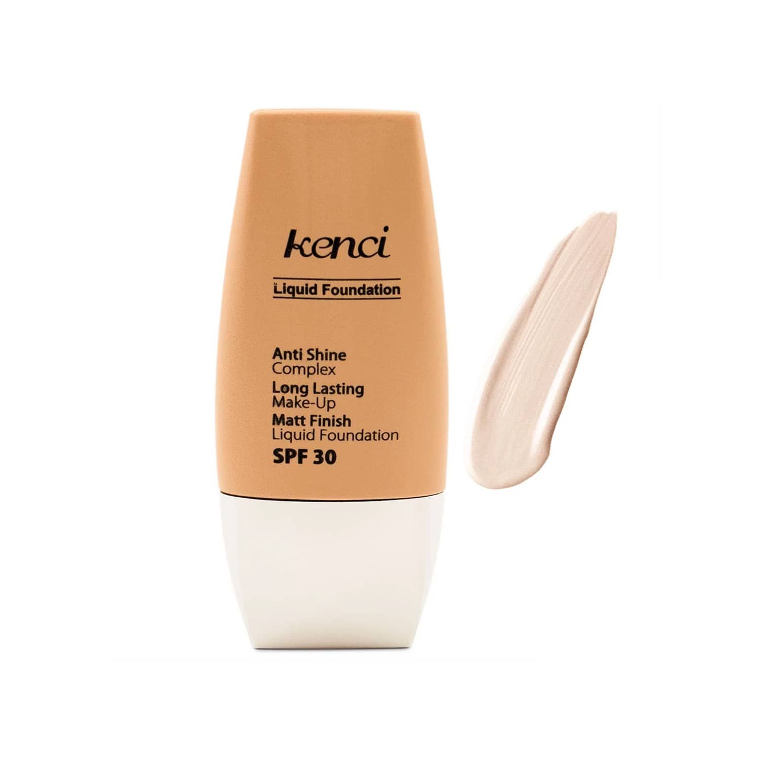 کرم پودر مات SPF 30 کنسی حجم 30 میلی لیتر شماره K103 رنگ کرم صورتی روشن