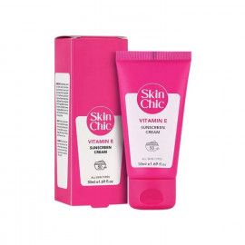کرم ضد آفتاب SPF 50 اسکین شیک حاوی ویتامین E حجم 50 میلی لیتر - بی رنگ