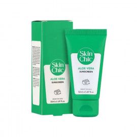 کرم ضد آفتاب SPF 50 اسکین شیک حاوی عصاره آلوئه ورا حجم 50 میلی لیتر - بی رنگ