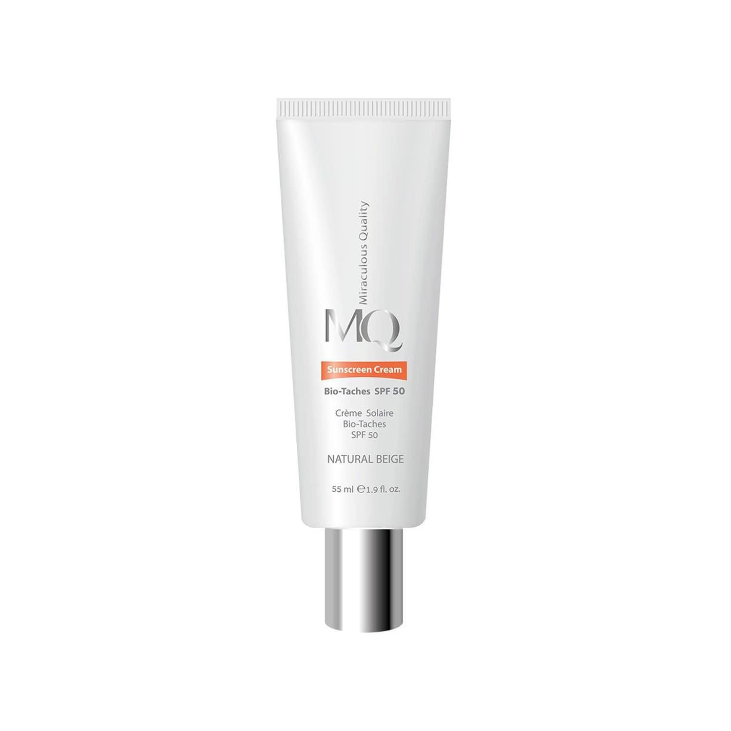 کرم ضد آفتاب و ضد لک بایوتچ SPF 50 ام کیو حجم 55 میلی لیتر - بژ طبیعی