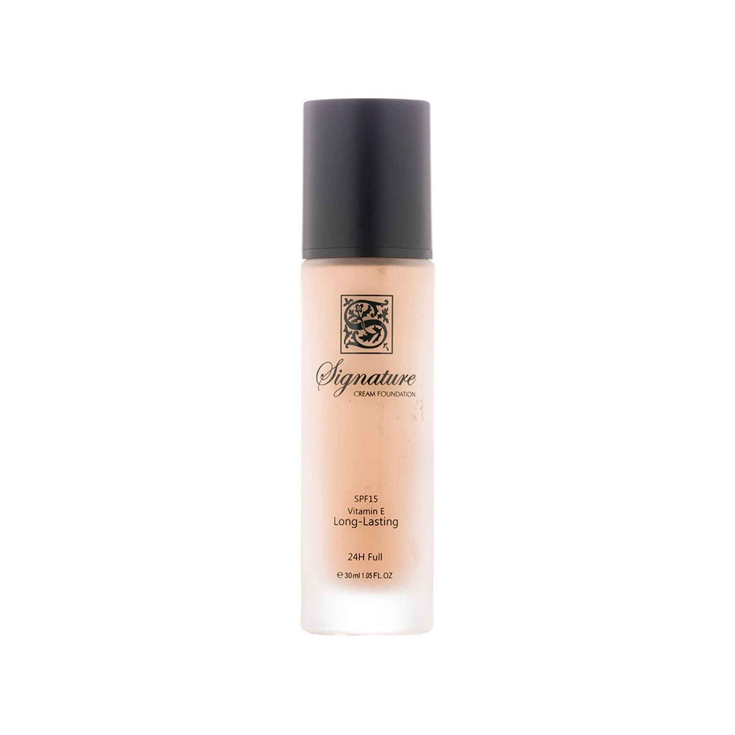کرم پودر پمپی SPF15 سیگنیچر شماره F003 حجم  35 میلی لیتر