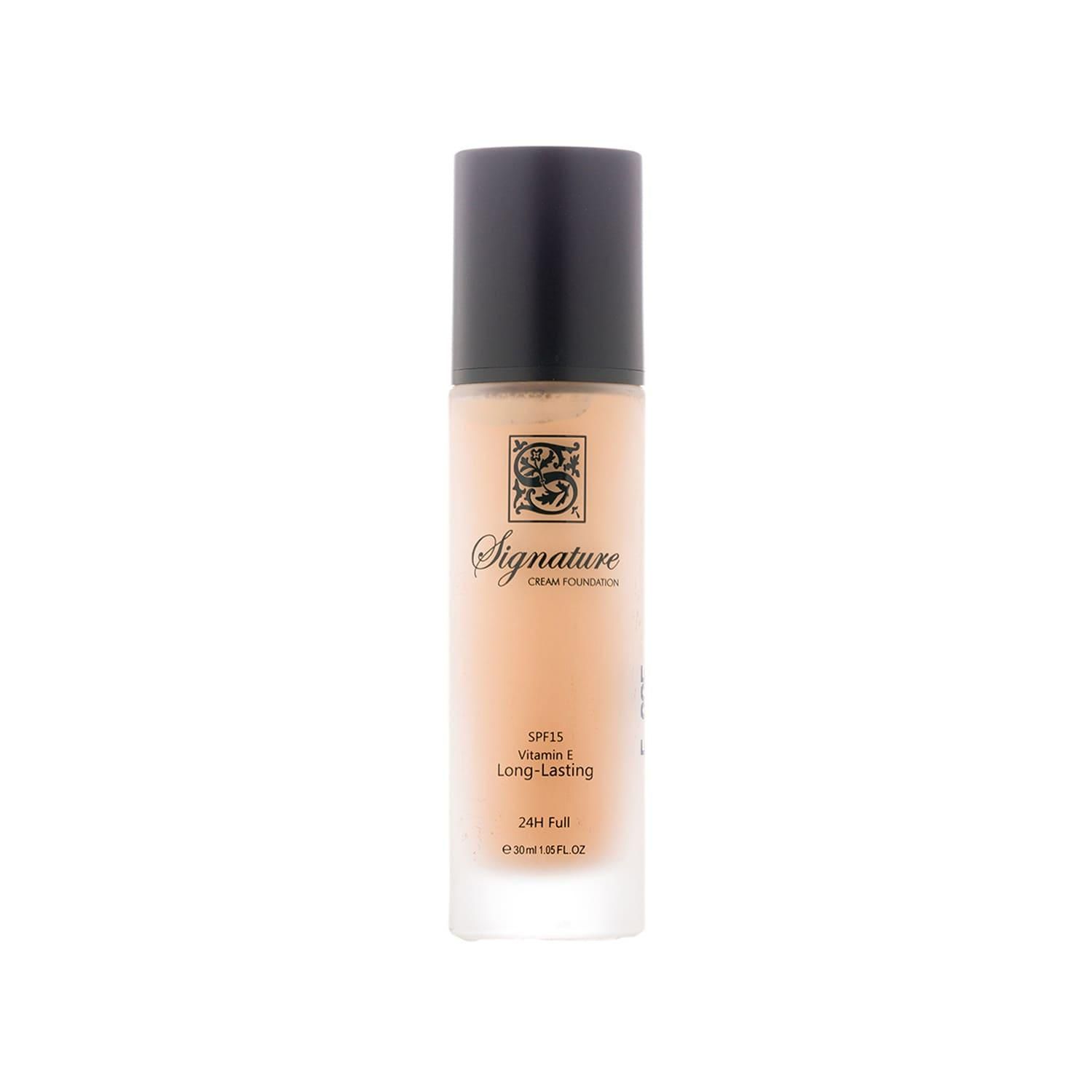کرم پودر پمپی SPF15 سیگنیچر شماره F005 حجم  35 میلی لیتر