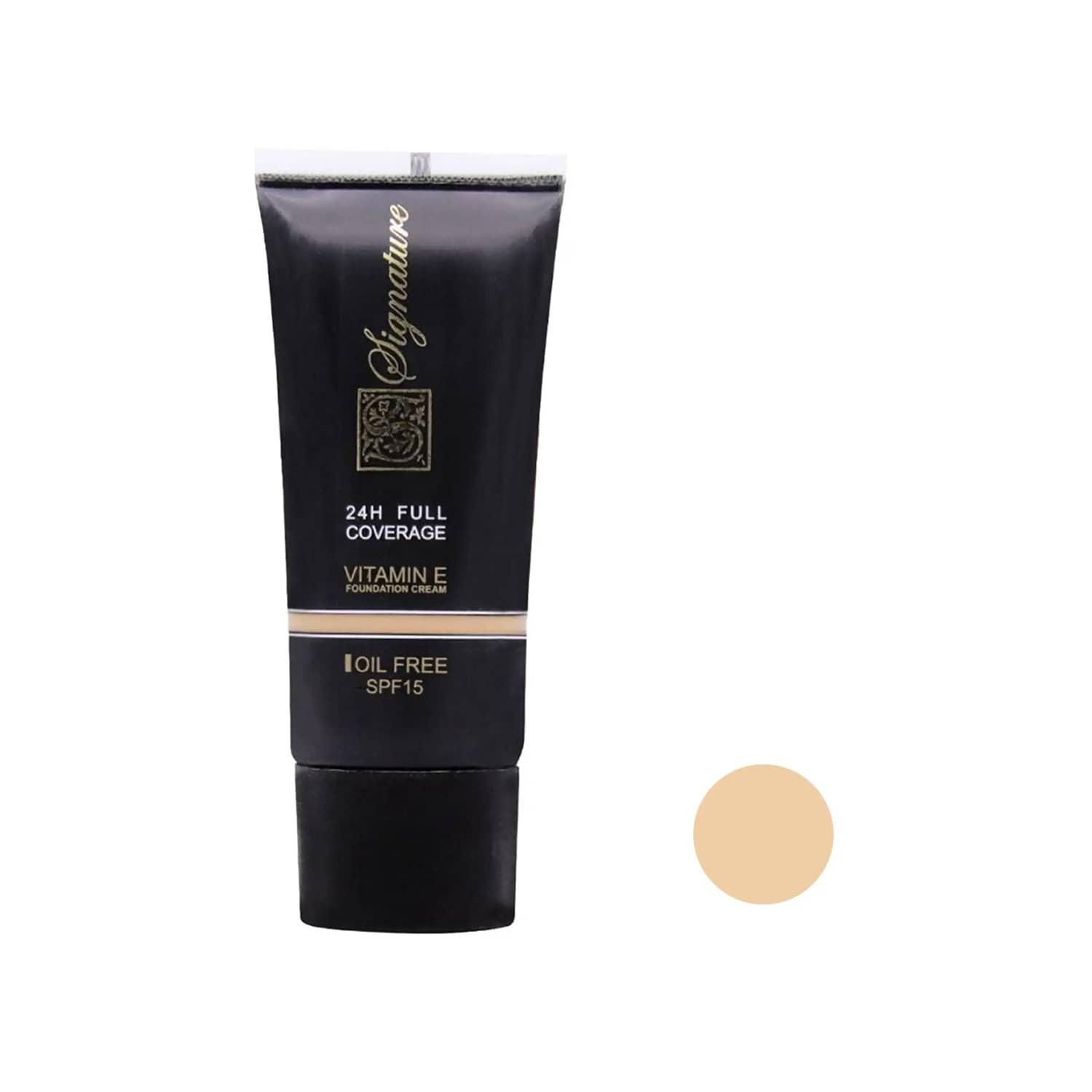 کرم پودر تیوپی فاقد چربی SPF15 سیگنیچر شماره S02 حجم  40 میلی لیتر