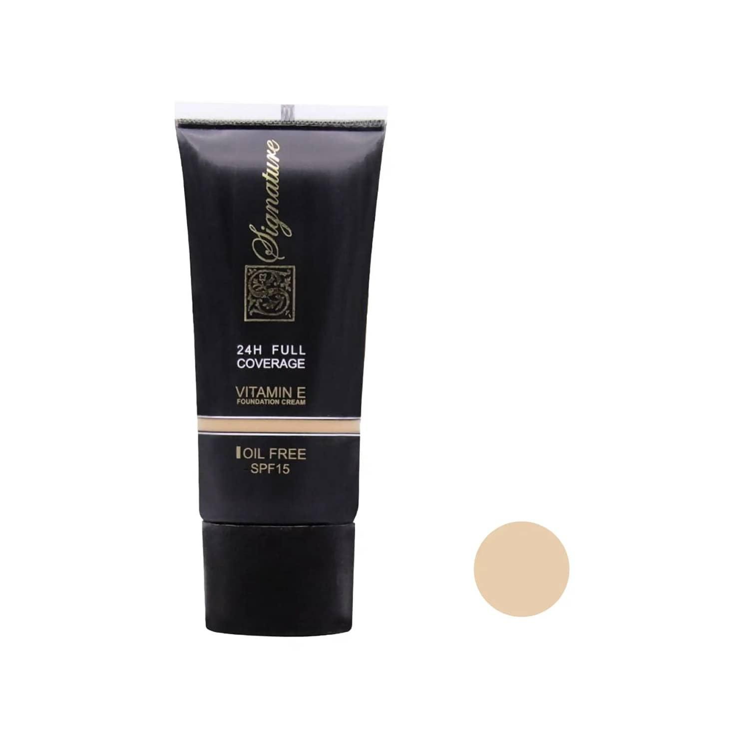 کرم پودر تیوپی فاقد چربی SPF15 سیگنیچر شماره S08 حجم  40 میلی لیتر