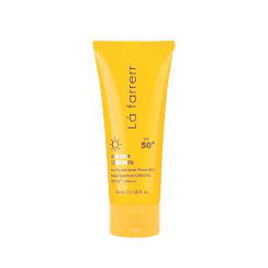 کرم ضد آفتاب و ضد لک فاقد چربی SPF50 لافارر مناسب پوست چرب و مستعد آکنه حجم 40 میلی لیتر - بی رنگ