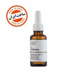 سرم پوست اوردینری حاوی نیاسین آمید 10 درصد و زینک 1 درصد حجم 30 میلی لیتر