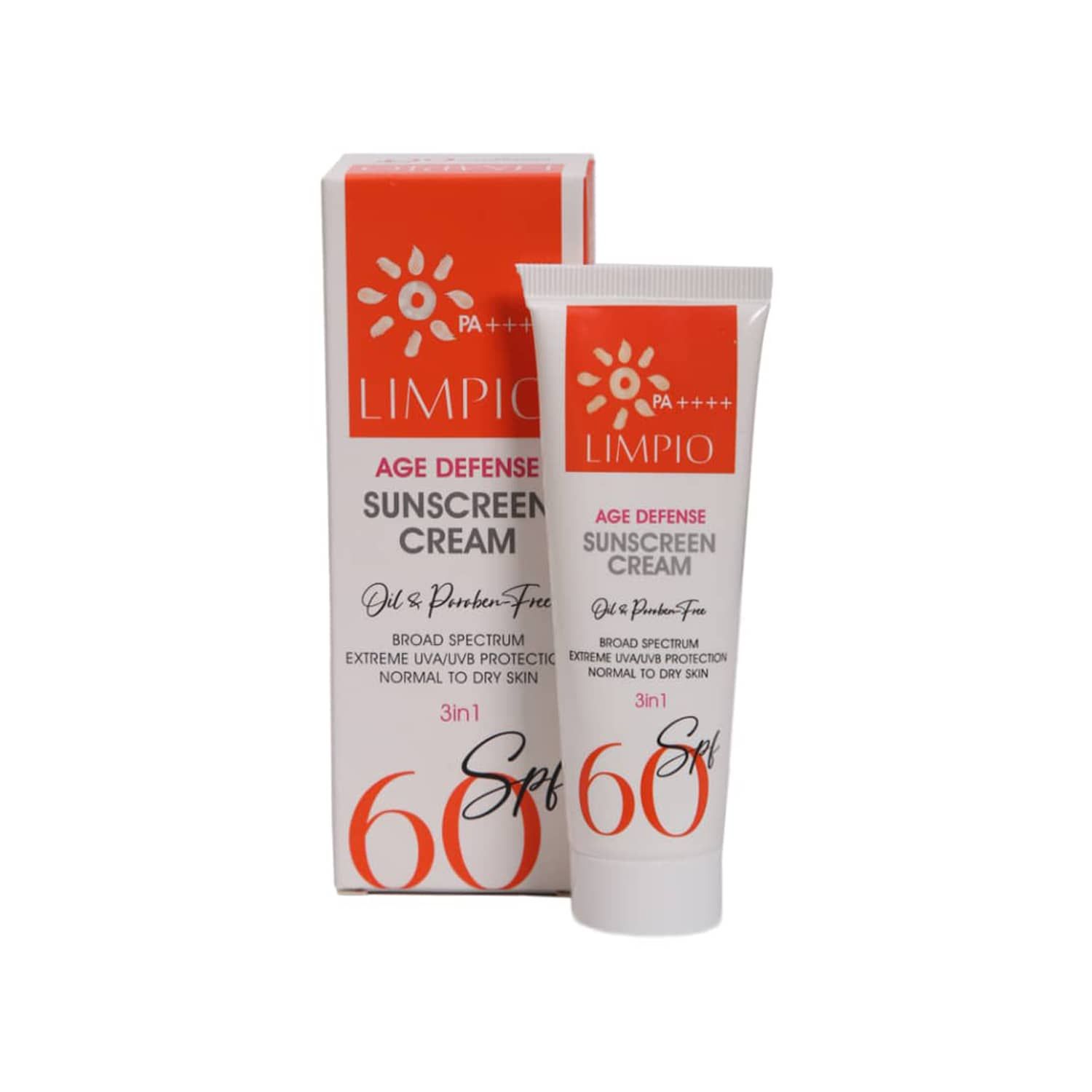 کرم ضد آفتاب لیمپیو SPF 60 حجم 50 میلی لیتر - بی رنگ