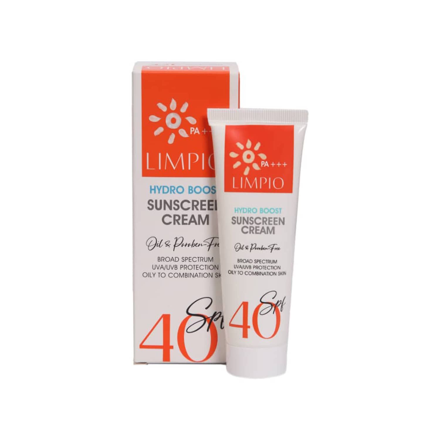 کرم ضد آفتاب لیمپیو SPF 40 حجم 50 میلی لیتر - بی رنگ