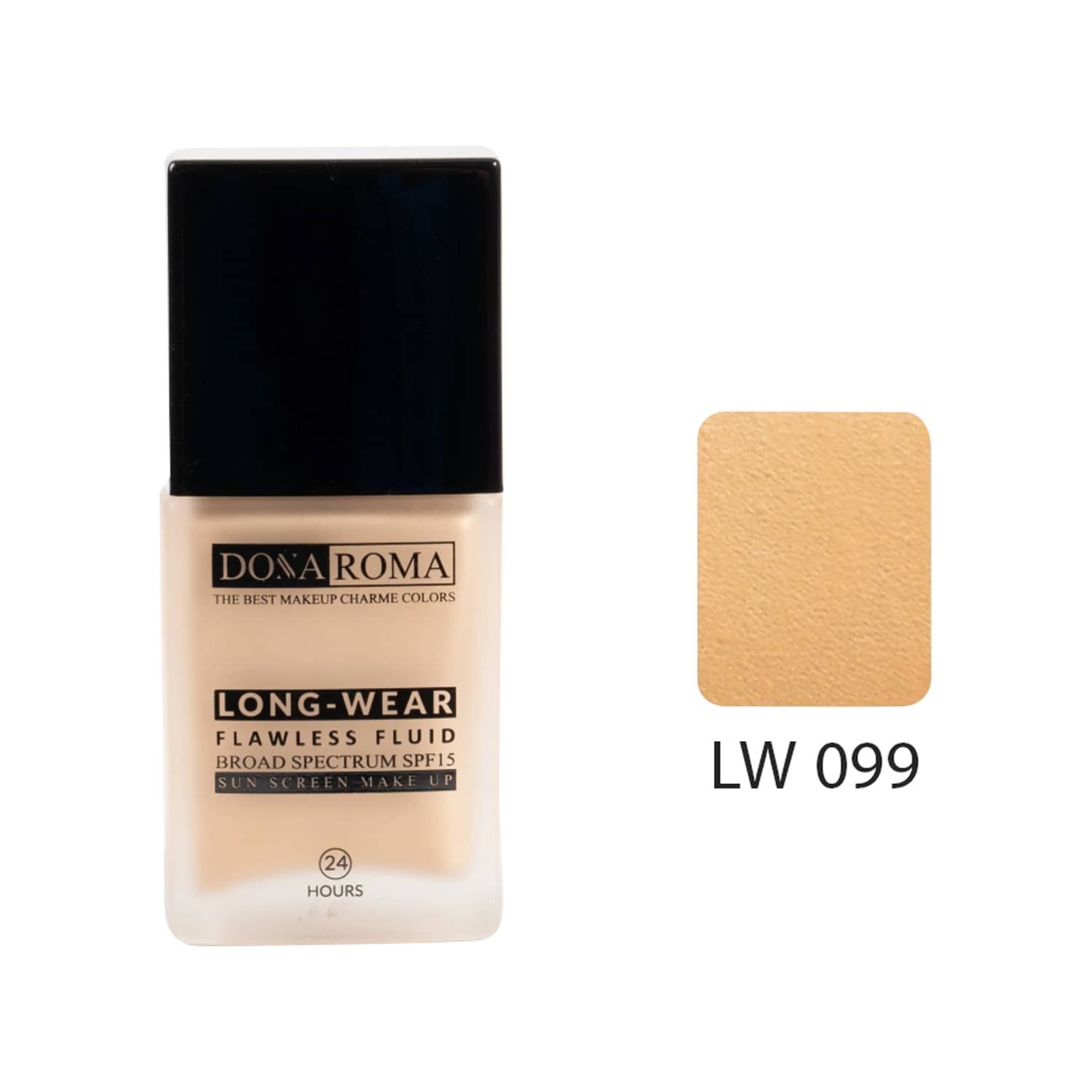 کرم پودر دونا روما مدل Long wear شماره LW099 حجم 50 میلی لیتر