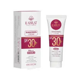 کرم ضد آفتاب و ضد لک فاقد چربی SPF 30 ایلابرت مناسب پوست های نرمال و چرب حجم 40 میلی لیتر - بی رنگ