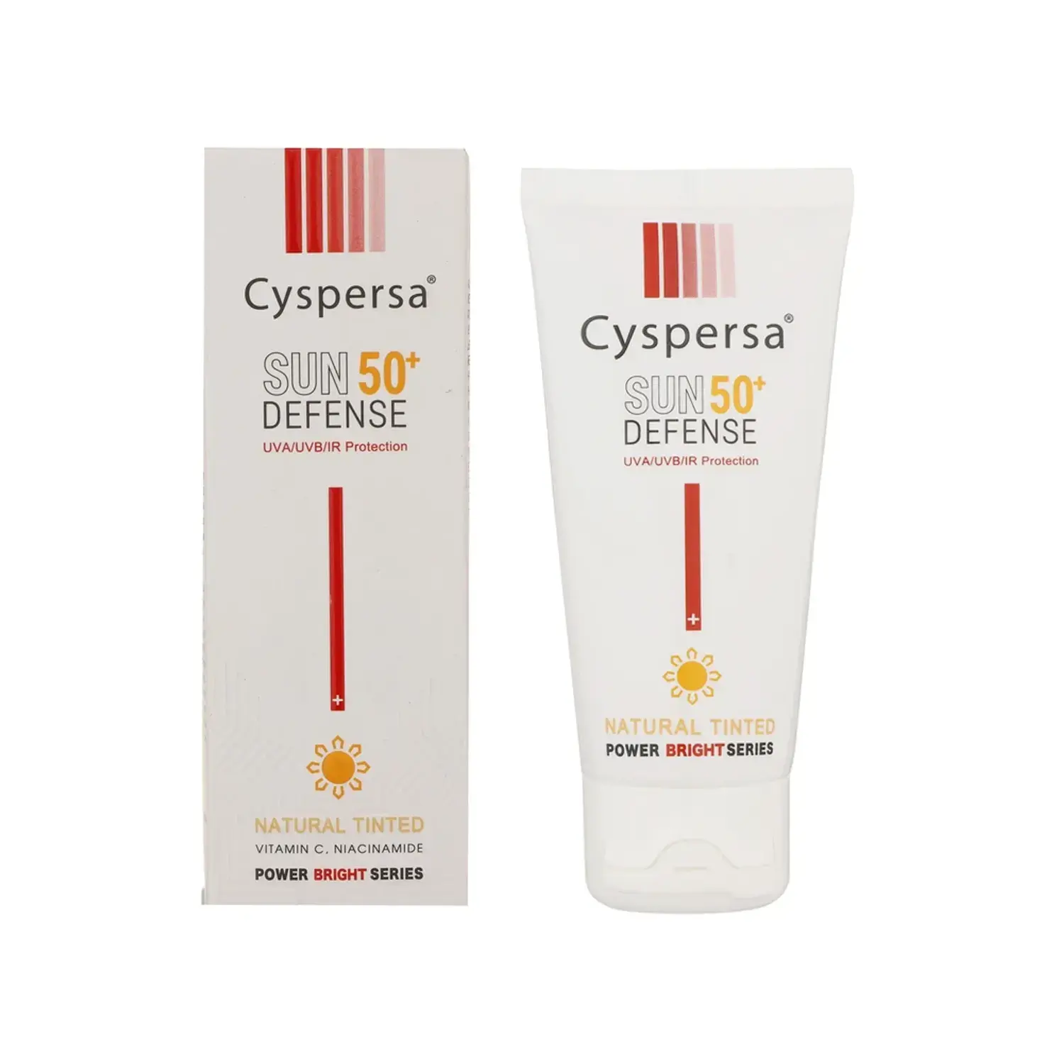کرم ضد آفتاب رنگی SPF50 سیسپرسا حجم 50 میلی لیتر