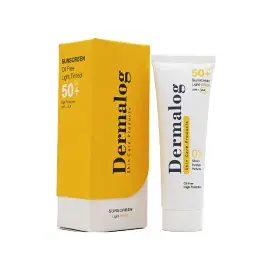 کرم ضد آفتاب SPF50 درمالوگ مناسب پوست چرب - رنگی روشن