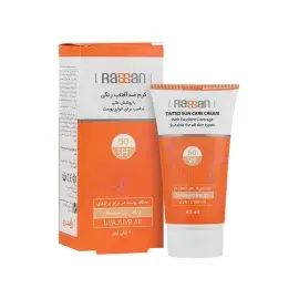 کرم ضد آفتاب رنگی SPF50 راسن حجم 40 میلی لیتر - بژ متوسط