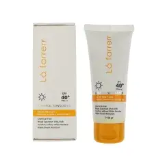 کرم ضد آفتاب مینرال SPF40 لافارر حجم 40 میلی لیتر - بی رنگ