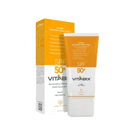 کرم ضد آفتاب SPF50 ویتابیکس مناسب پوست خشک و معمولی - بی رنگ کرم ضد آفتاب SPF50 ویتابیکس مناسب پوست خشک و معمولی - بی رنگ