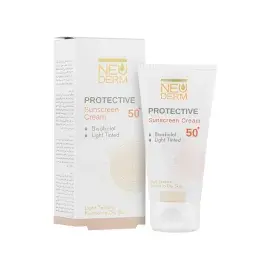 کرم ضد آفتاب نئودرم مدل Highly Protective Light Tinted SPF50 مناسب پوست خشک و معمولی حجم 50 میلی لیتر - بژ روشن
