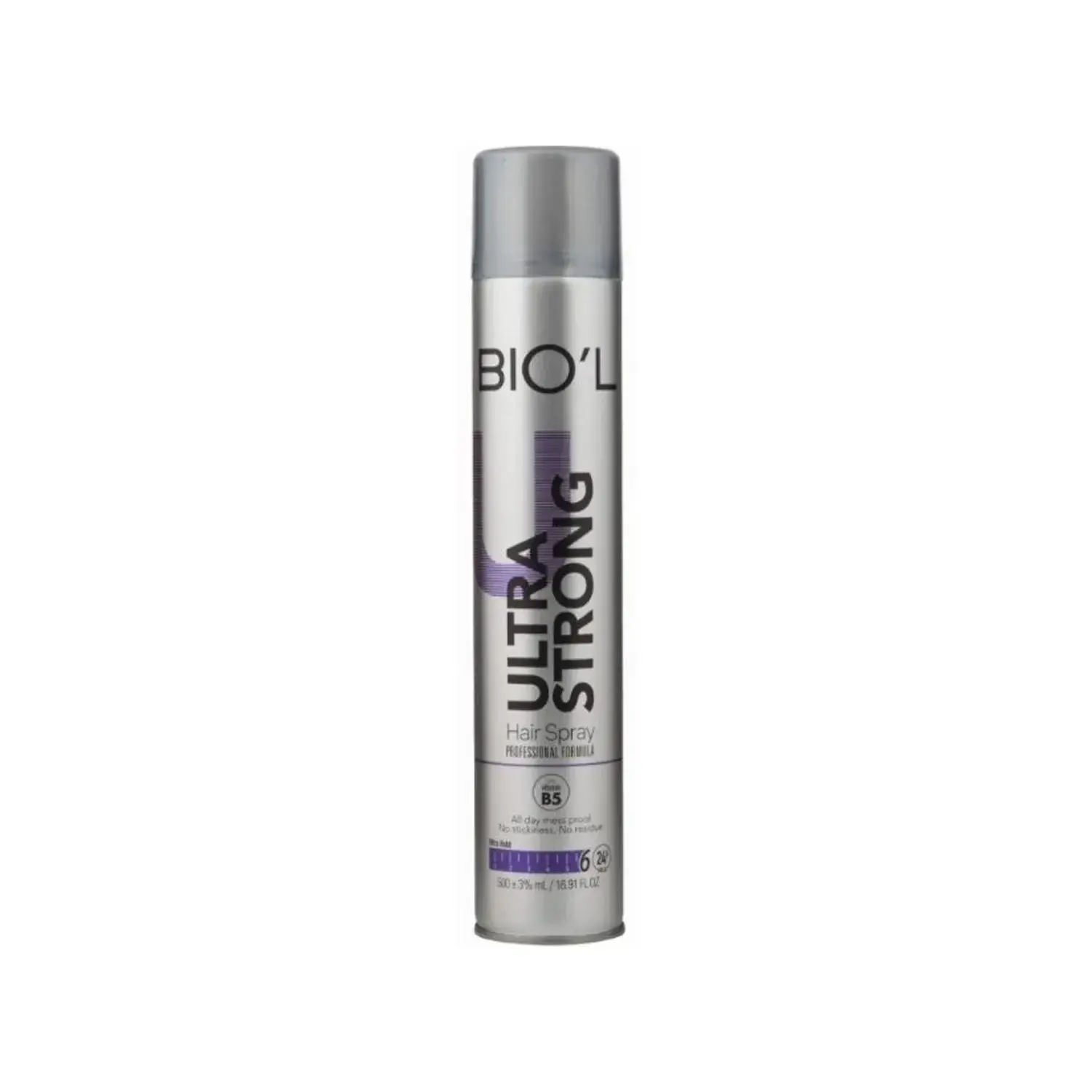 اسپری حالت دهنده مو بیول مدل Ultra Strong حجم 500 میلی لیتر