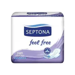 نوار بهداشتی شب سپتونا مدل Fell Free بسته 8 عددی