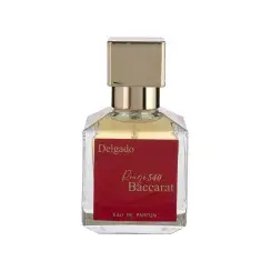 عطر جیبی زنانه دلگادو مدل Baccarat Rouge 540 سفید حجم 25 میلی لیتر