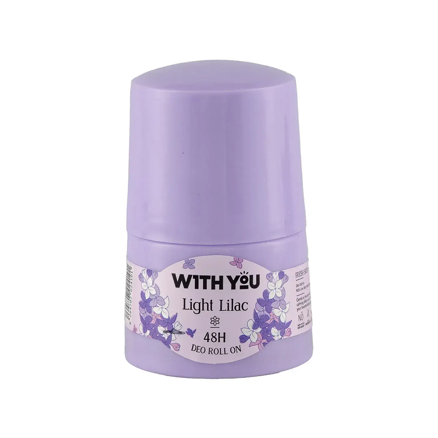 مام رول ضد تعریق ویت یو مدل Light Lilac حجم 50 میلی لیتر