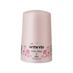 مام رول ضد تعریق ویت یو مدل Pink Petal حجم 50 میلی لیتر