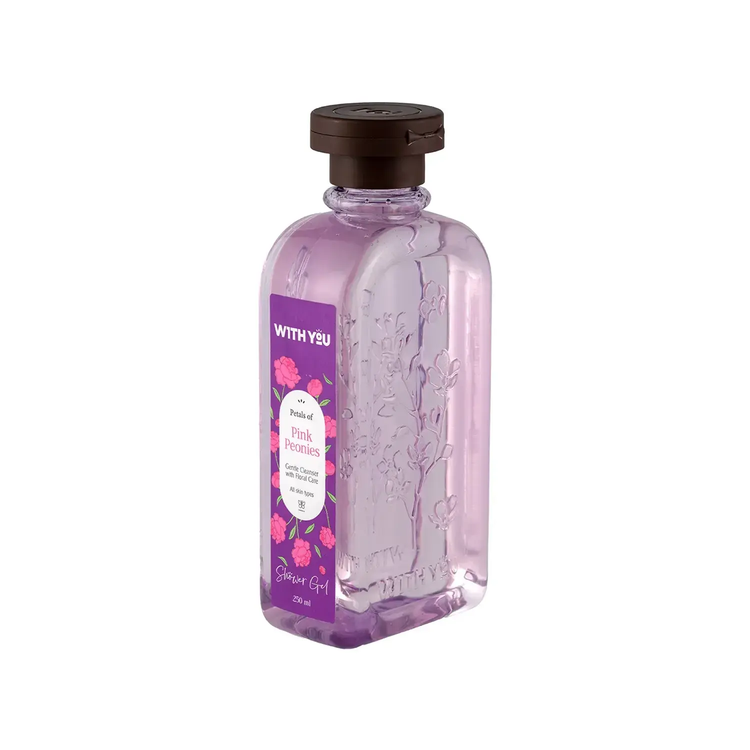 شامپو بدن ویت یو مدل Pink Peonies مناسب انواع پوست حجم 250 میلی لیتر