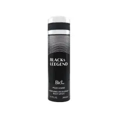 اسپری بدن مردانه بیو استار مدل Blacks Legend حجم 200 میلی لیتر