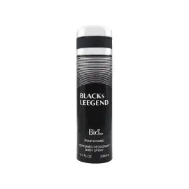 اسپری بدن مردانه بیو استار مدل Blacks Legend حجم 200 میلی لیتر