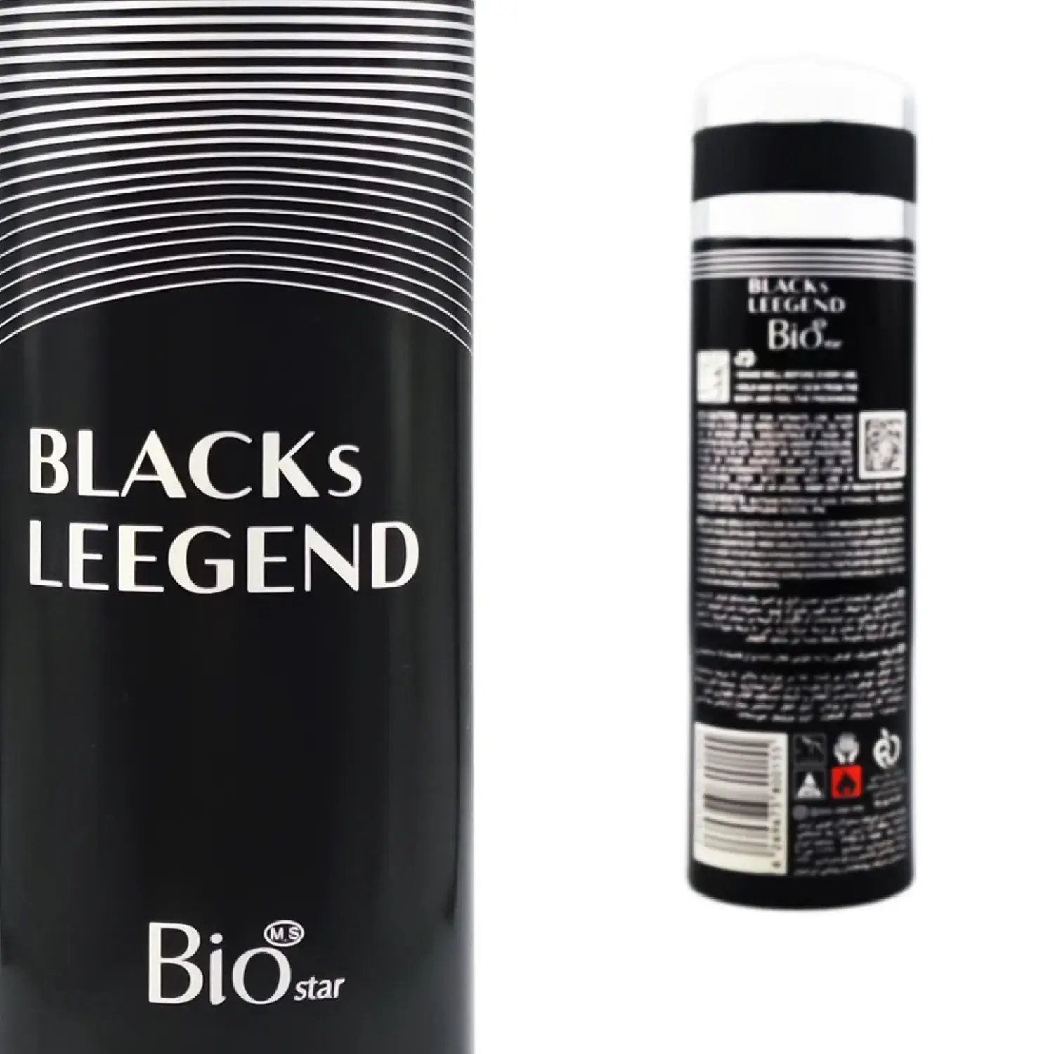 اسپری بدن مردانه بیو استار مدل Blacks Legend حجم 200 میلی لیتر thumbnail 2