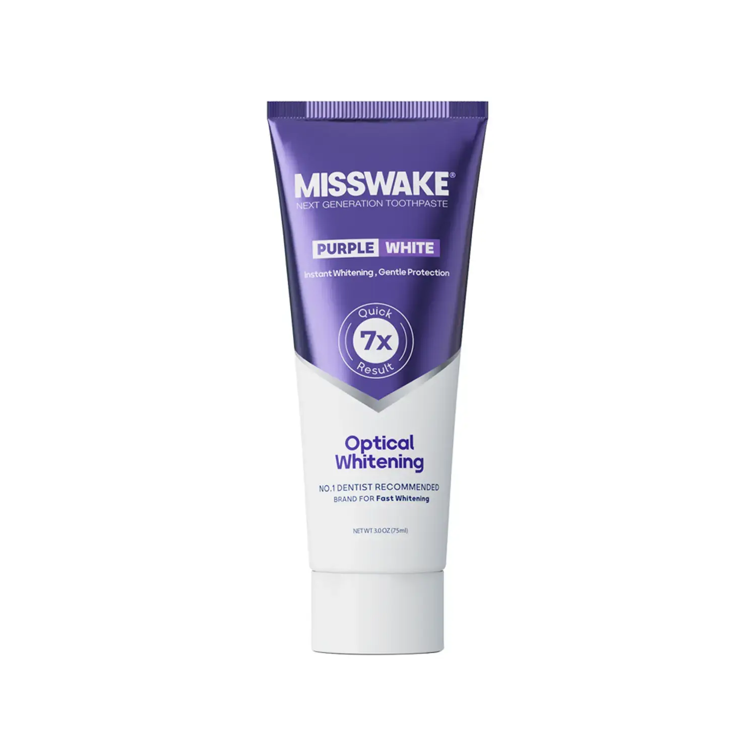 خمیر دندان سفید کننده میسویک مدل Purple White حجم 75 میلی لیتر image