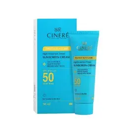 کرم ضد آفتاب سینره +SPF 50 حجم 50 میلی لیتر - بژ روشن