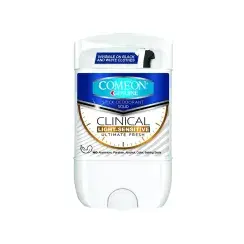استیک دئودورانت کلینیکال کامان مدل Light Sensetive حجم 40 میلی لیتر